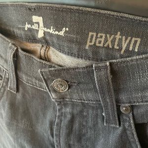7 for all man kind grey Paxtyn cut jeans pre worn and used size 30 mens